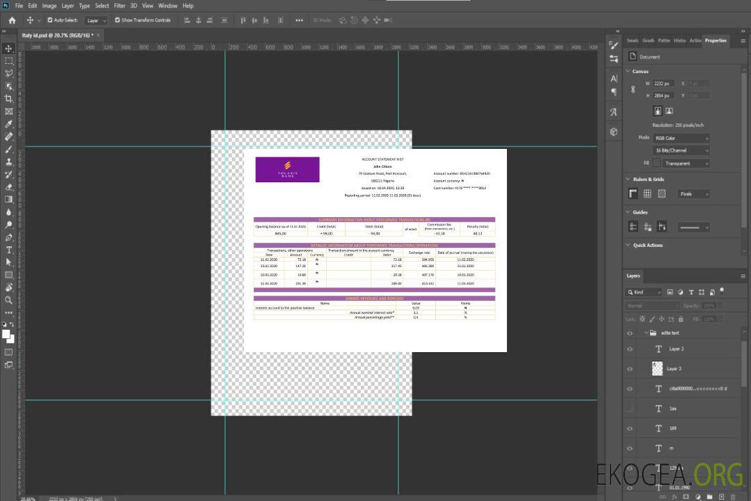 Déclaration de la Banque Polaris du Nigéria template Déclaration de la Banque Polaris du Nigéria template